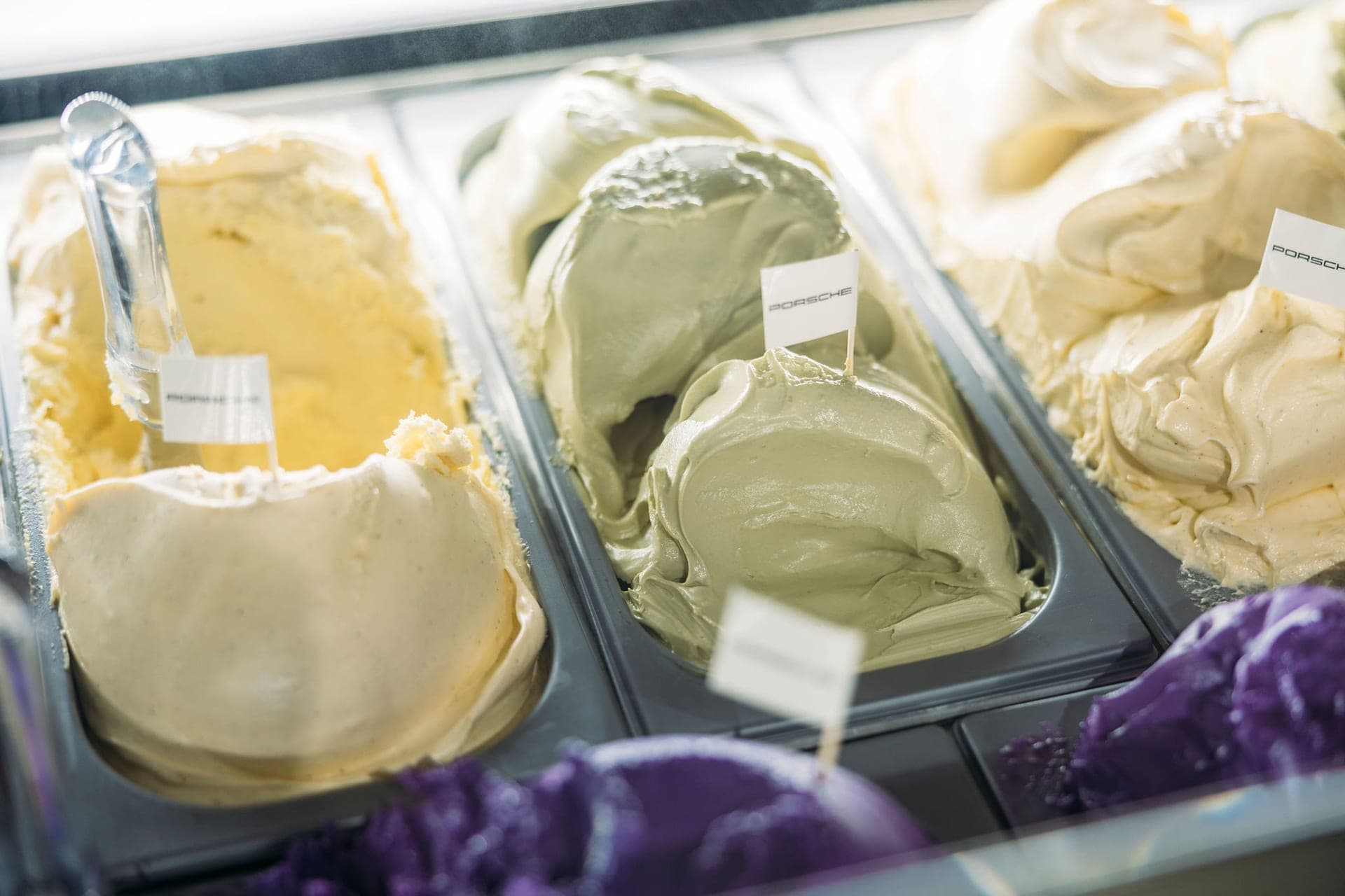 Premium gelato catering at Porsche corporate event in Hong Kong